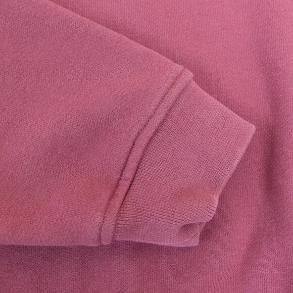 ALO Renown Heavyweight Crew Neck Pullover Sweatshirt Oversized Unisex Pink Small - Picture 6 of 9